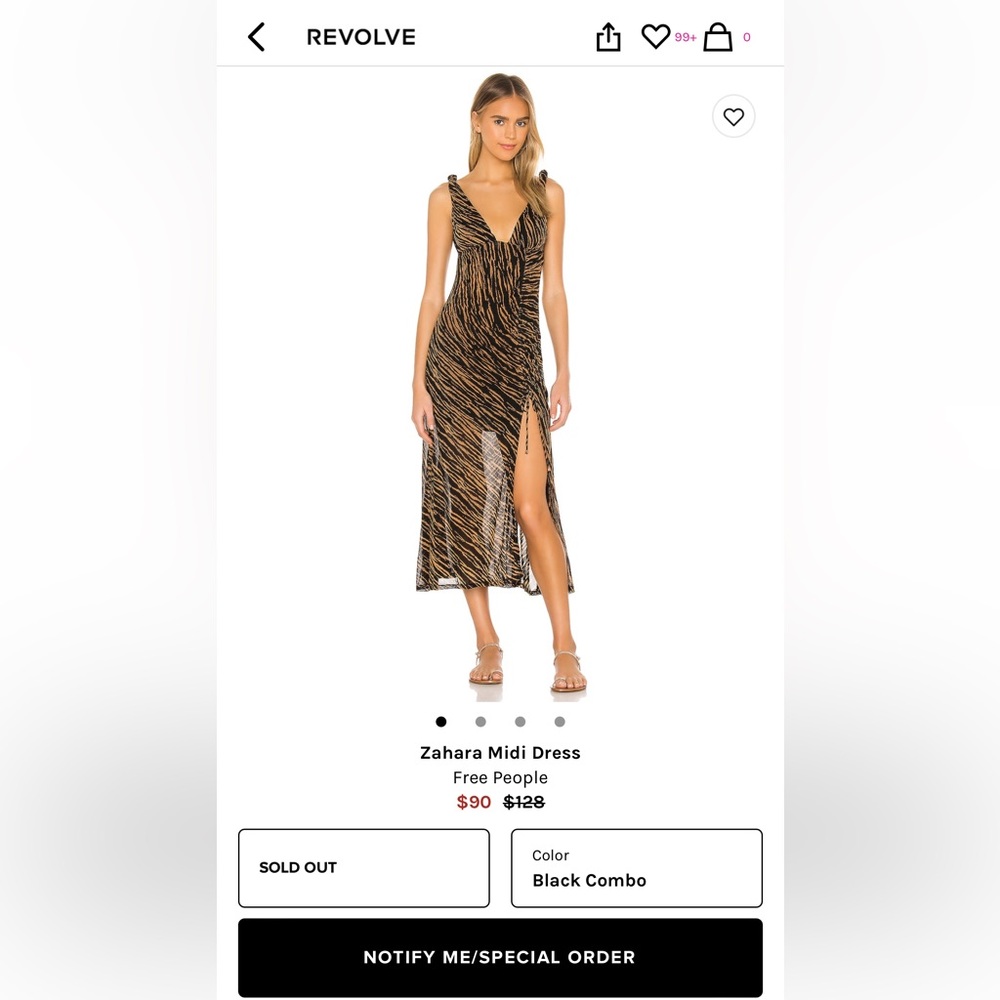 Free People Zahara MIDI Dress